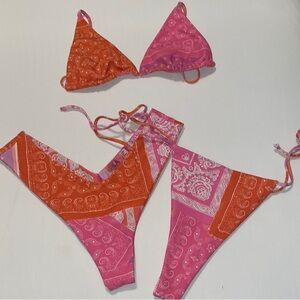 SKATIE bikini top and 2 bottoms
